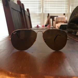 Ray-Ban aviator sunglasses